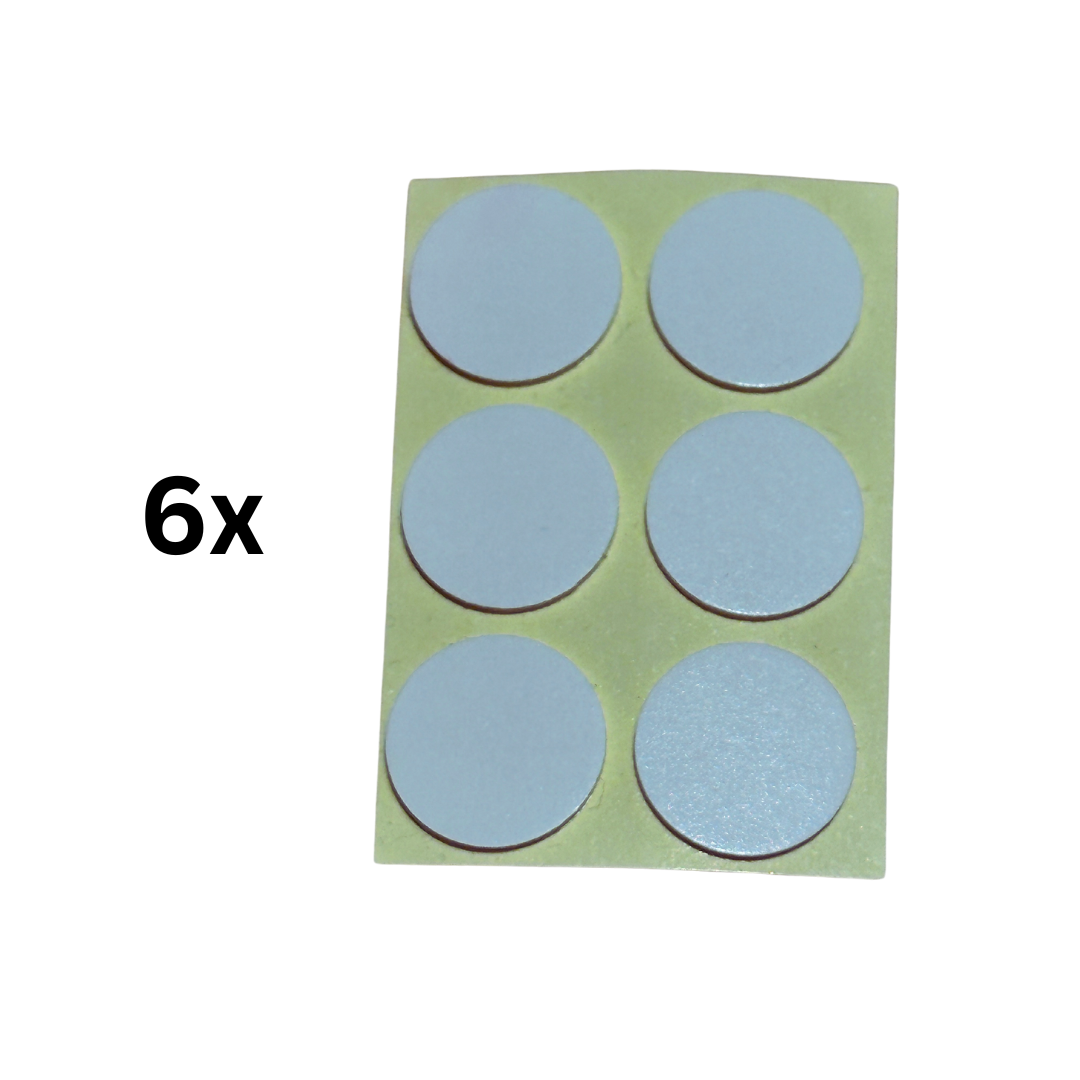 6x Klebepads für Dochte