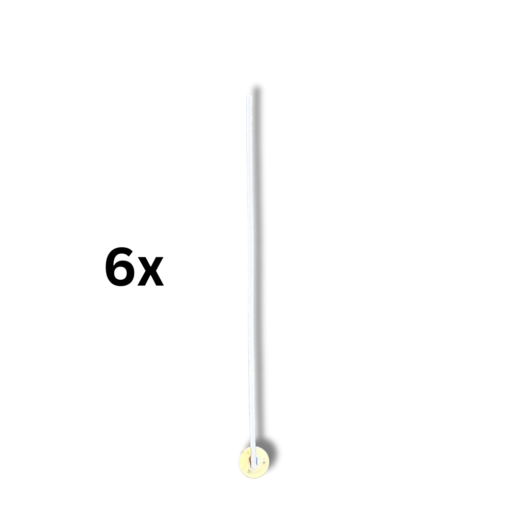 6 x Dochte 20 cm