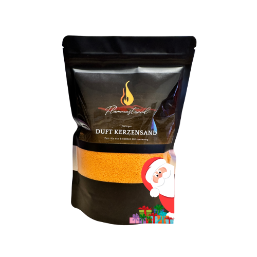 Kerzensand Weihnachtstraum Probe 100 g inkl. 2 Dochte und 2 Klebepads